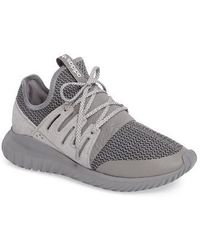 Lyst adidas Originals' tubular radial 'zapatilla en gris para hombres Lyst adidas Originals' tubular radial 'zapatilla en gris para hombres